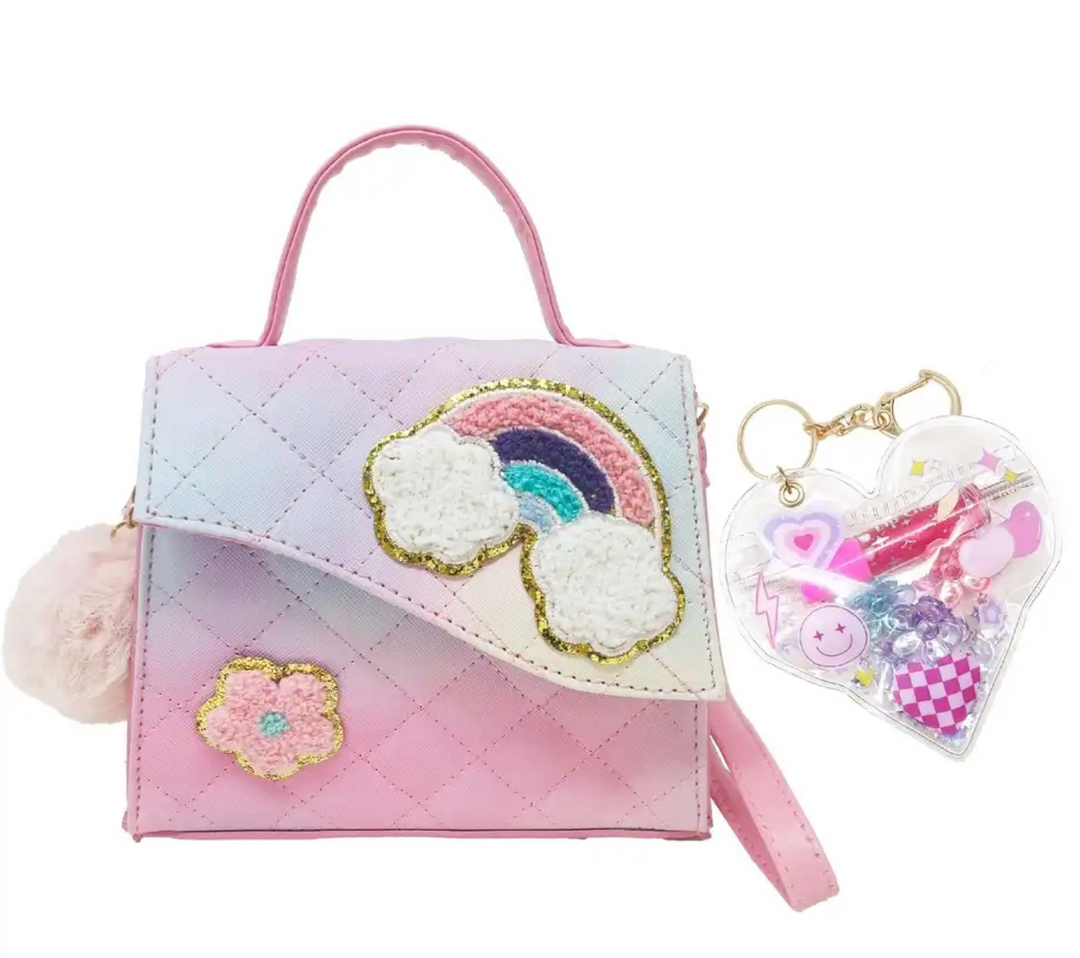 Hot Focus Fancy Crossbody Handbag  Rainbow