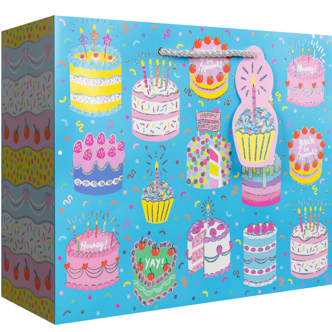 Gift Bag-Large-Birthday Celebration Cakes