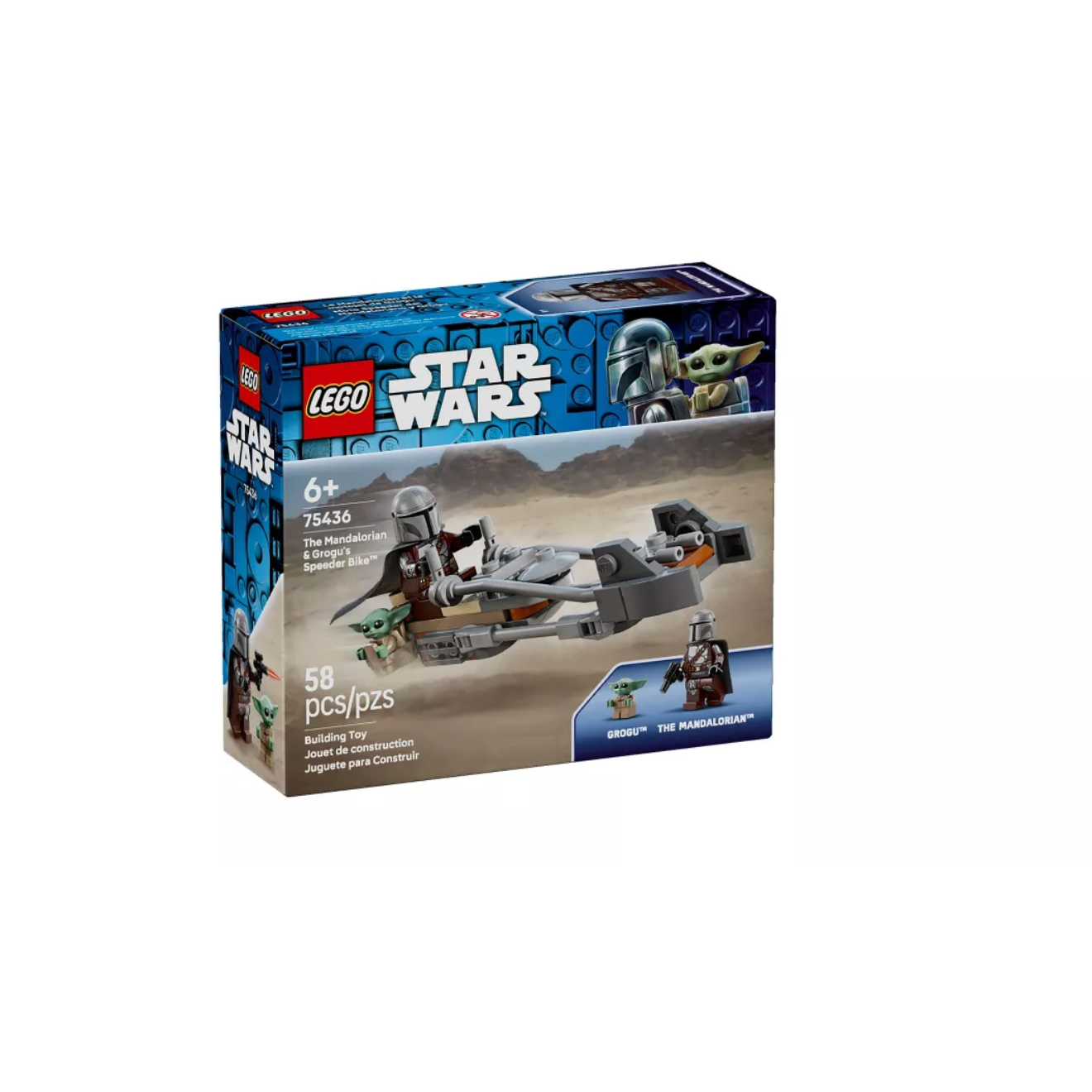 STar wars lego, the mandalorian and Grogu for ages 6+