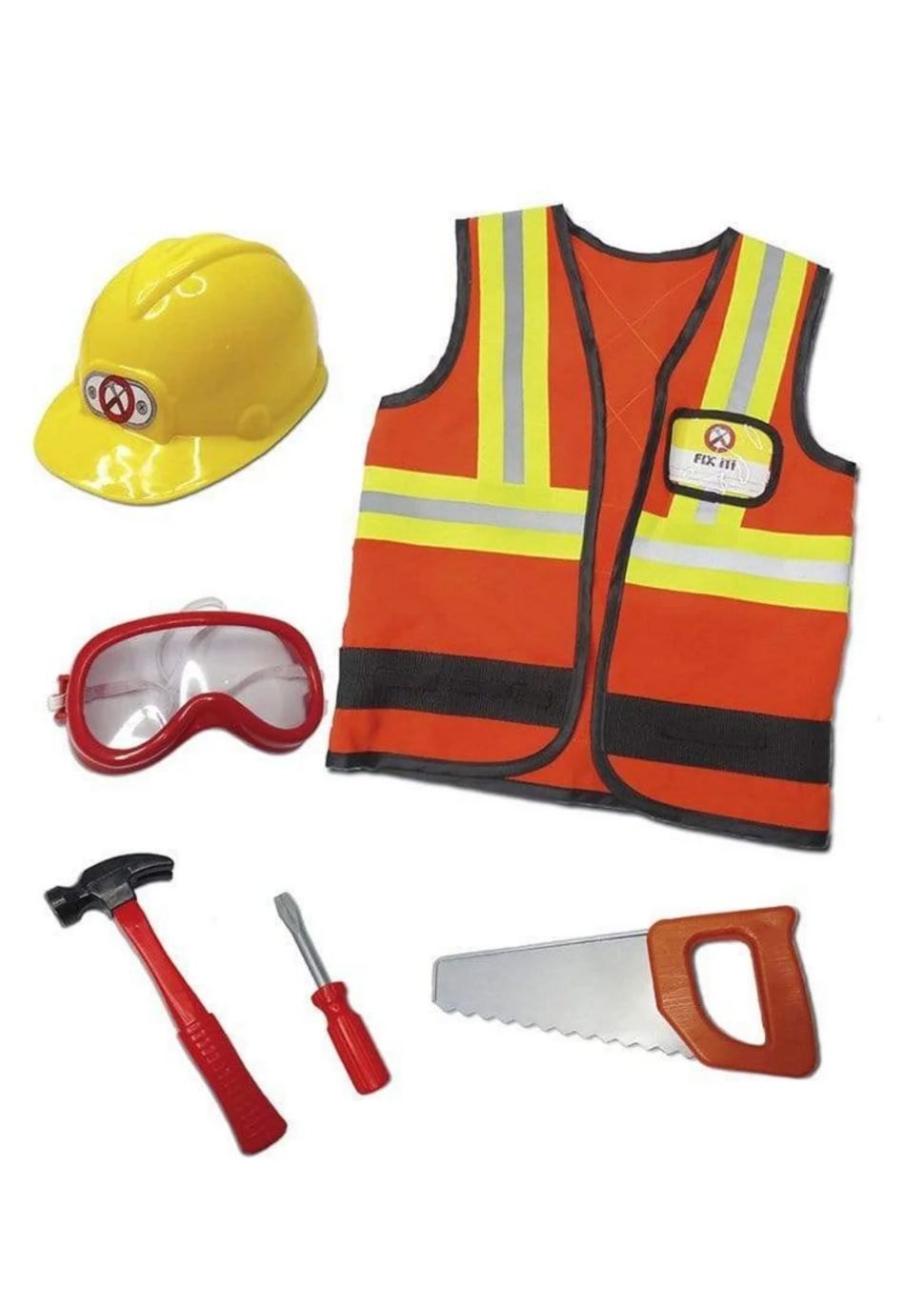 Construction Worker with Accessories
