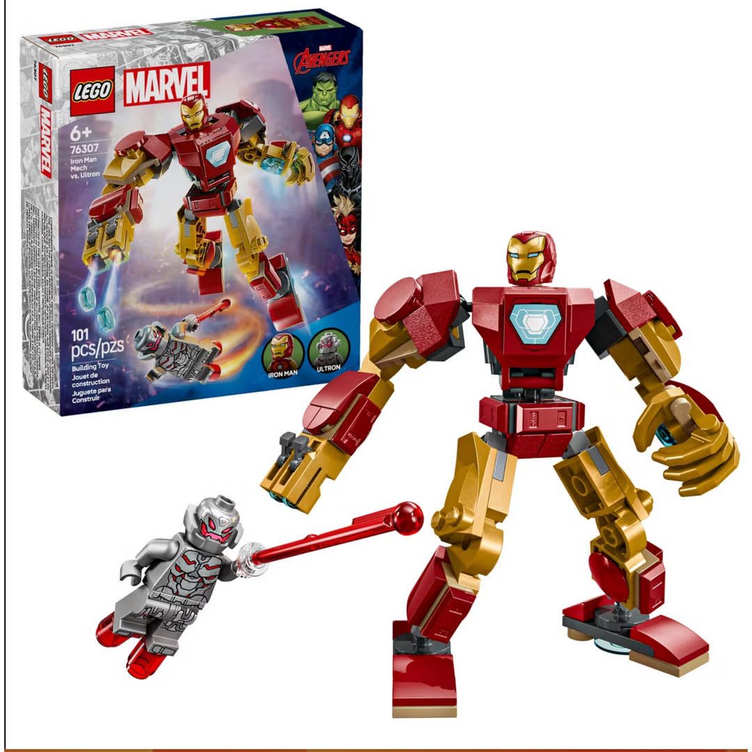 LEGO Marvel Iron Man Mech vs. Ultron 76307