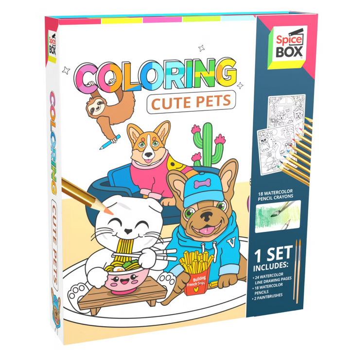 Kits for Kids - Coloring Cute Pets