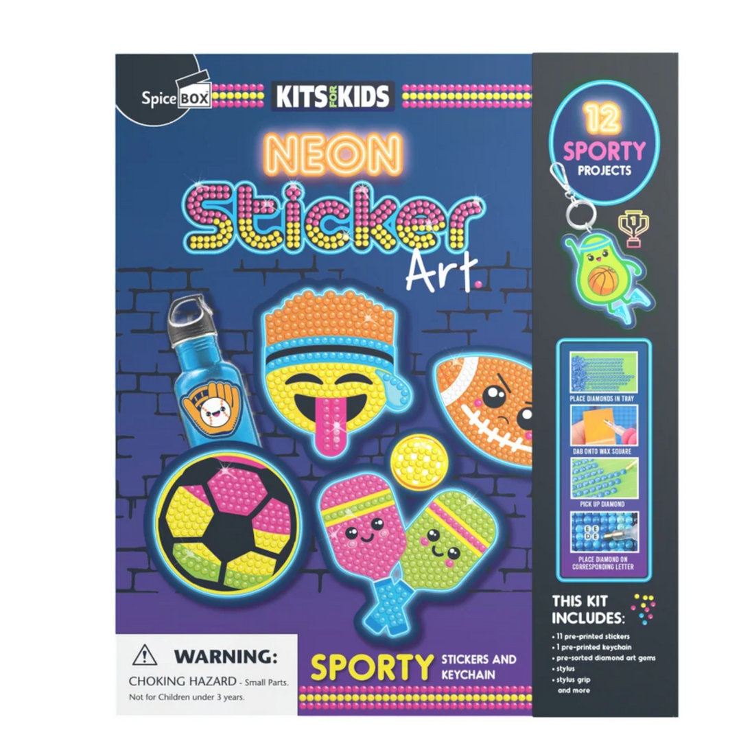 Kits for Kids Neon Sticker Art
