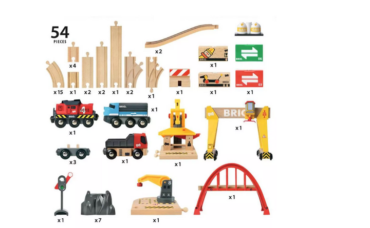 BRIO World Cargo Railway Deluxe Set (33097)