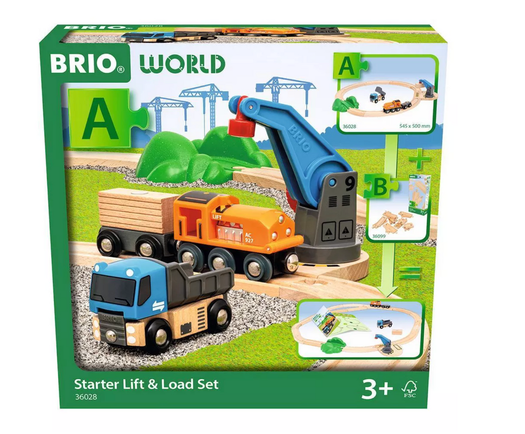 BRIO World Starter Lift &amp; Load Set (36028)