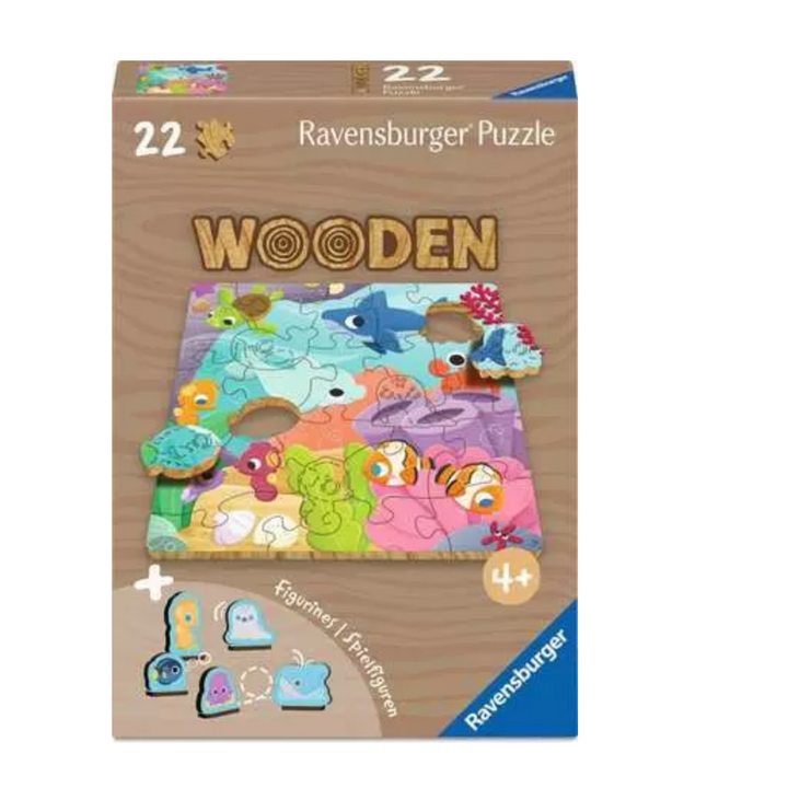 Ravensburger Wooden Underwater Puzzle – 22 Pieces