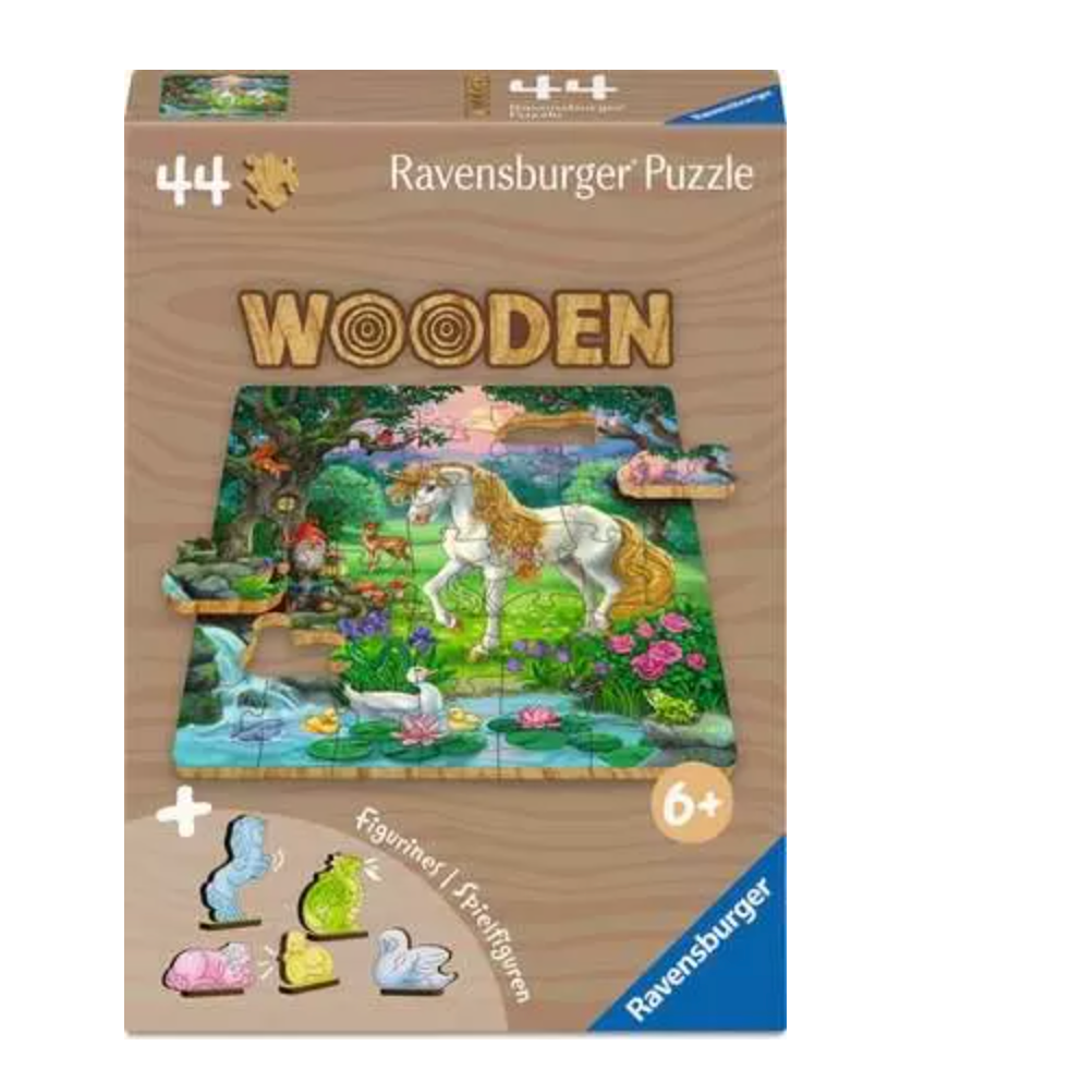 Ravensburger Wooden Unicorn Puzzle – 44 Pieces