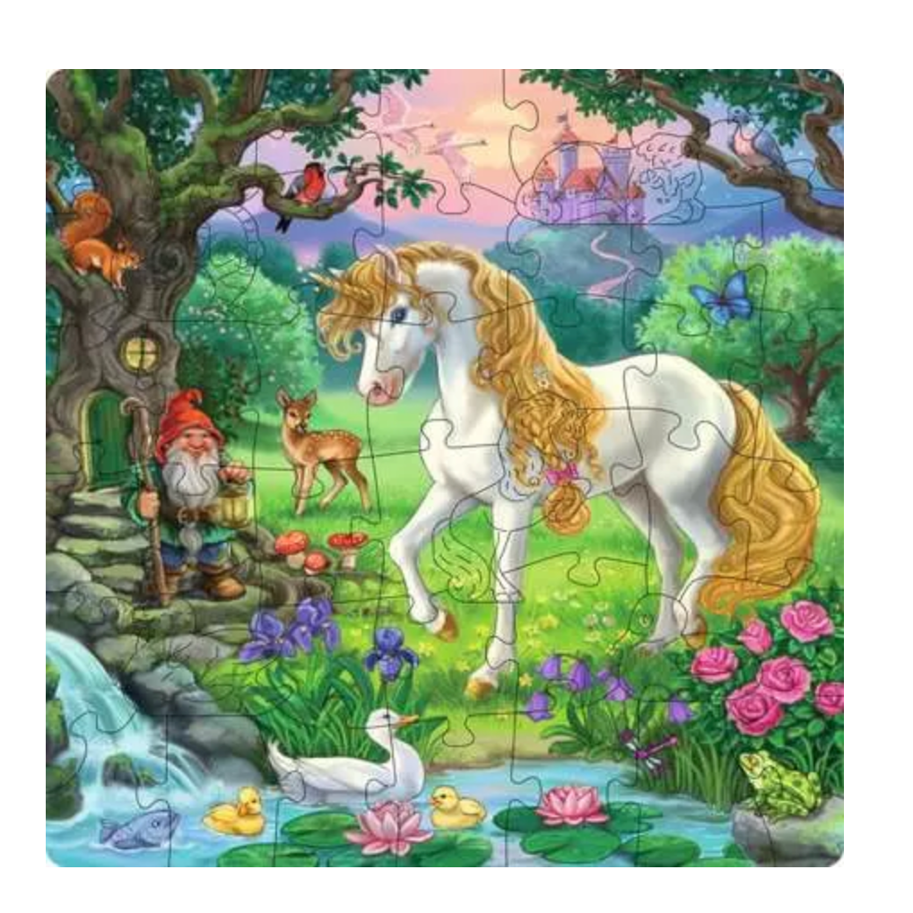 Ravensburger Wooden Unicorn Puzzle – 44 Pieces