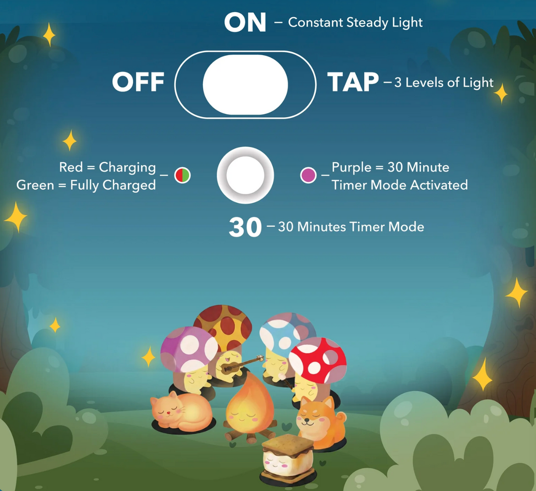 Mushi S’more Rechargeable Light