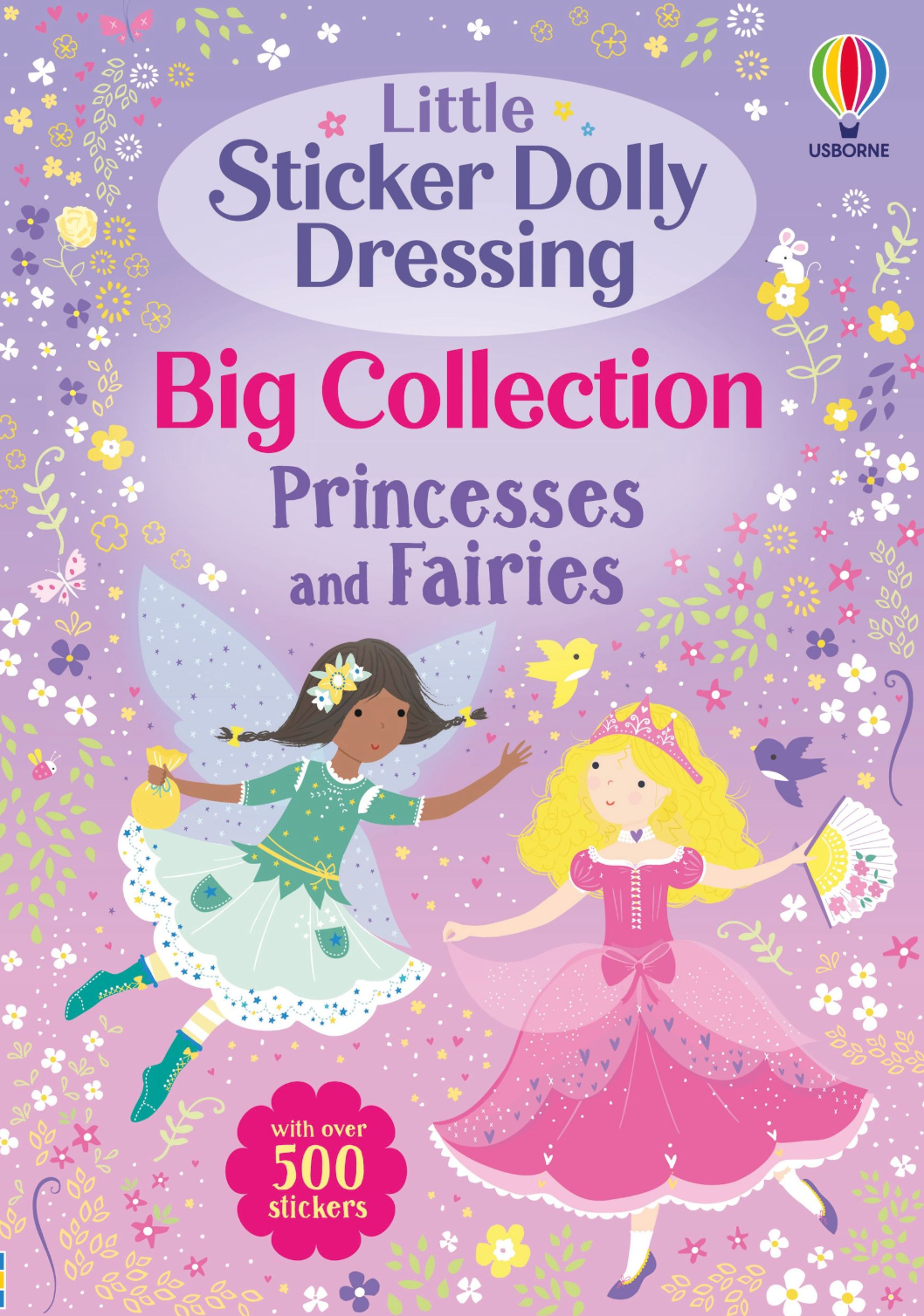 Usborne Little Sticker Dolly Big Collection Princesses and Fairies