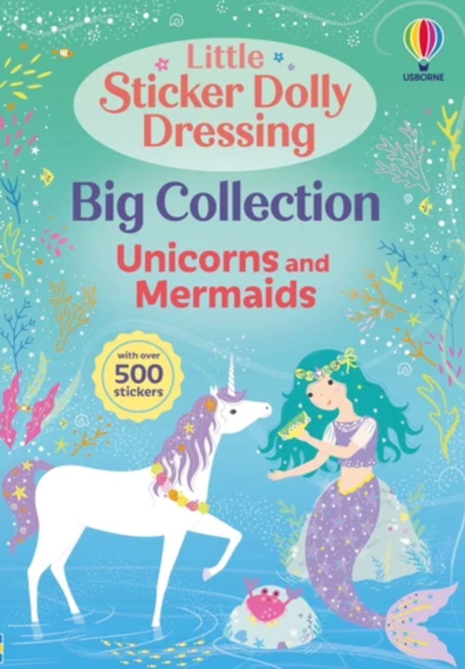 Little Sticker Dolly Dressing Big Collection: Unicorns and Mermaid