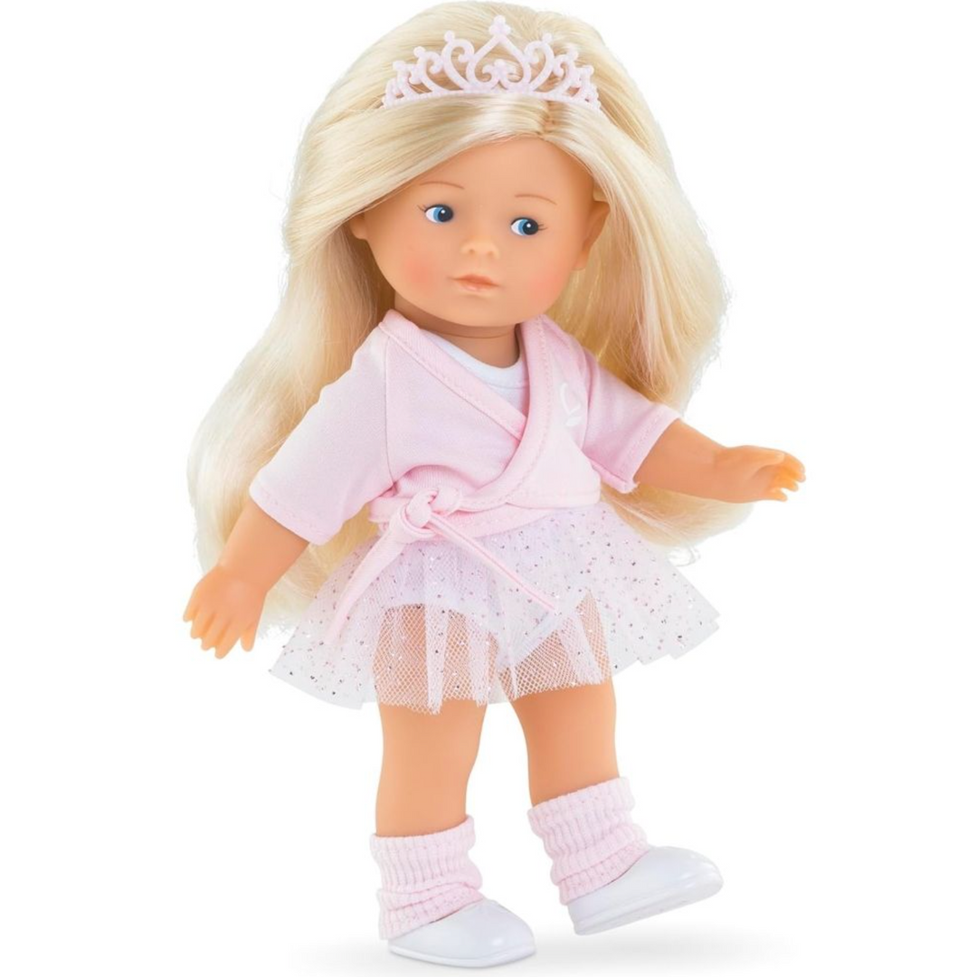 Corolle Mini Corolline Rosy Ballerina Doll Set – 8"