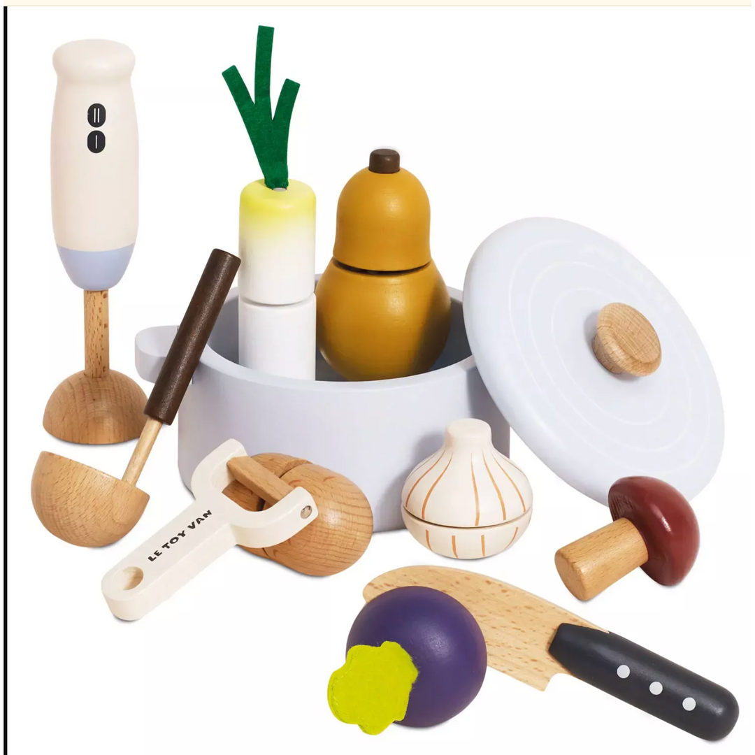 Le Toy Van Wooden Soup Set
