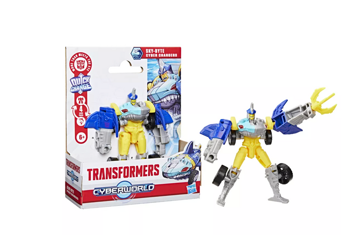 Transformers Cyberworld Armor Up  and Quick Change Action Figure