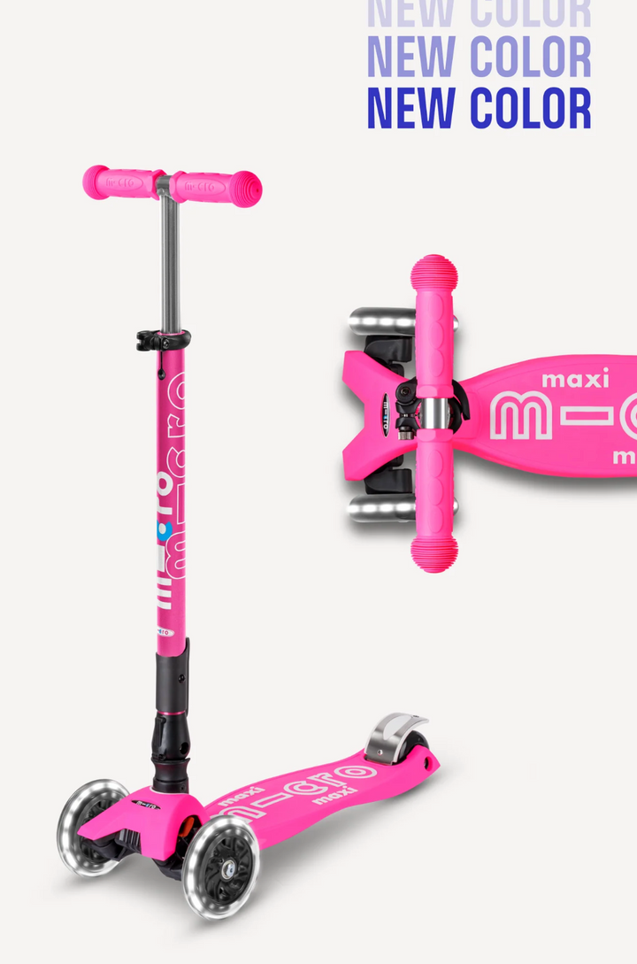 Maxi Foldable LED Scooter for Kids (Ages 5–12)
