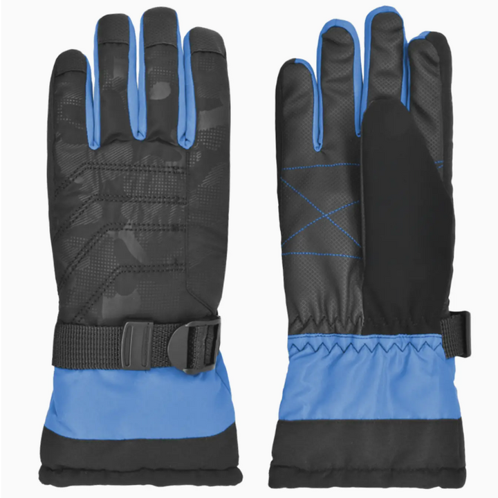 Boys Camo Colorblock Snowboard Glove W. Thinsulate ( 8-12 Years)