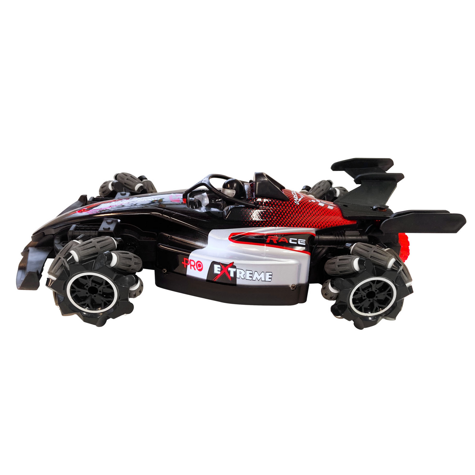 Black and red rc car