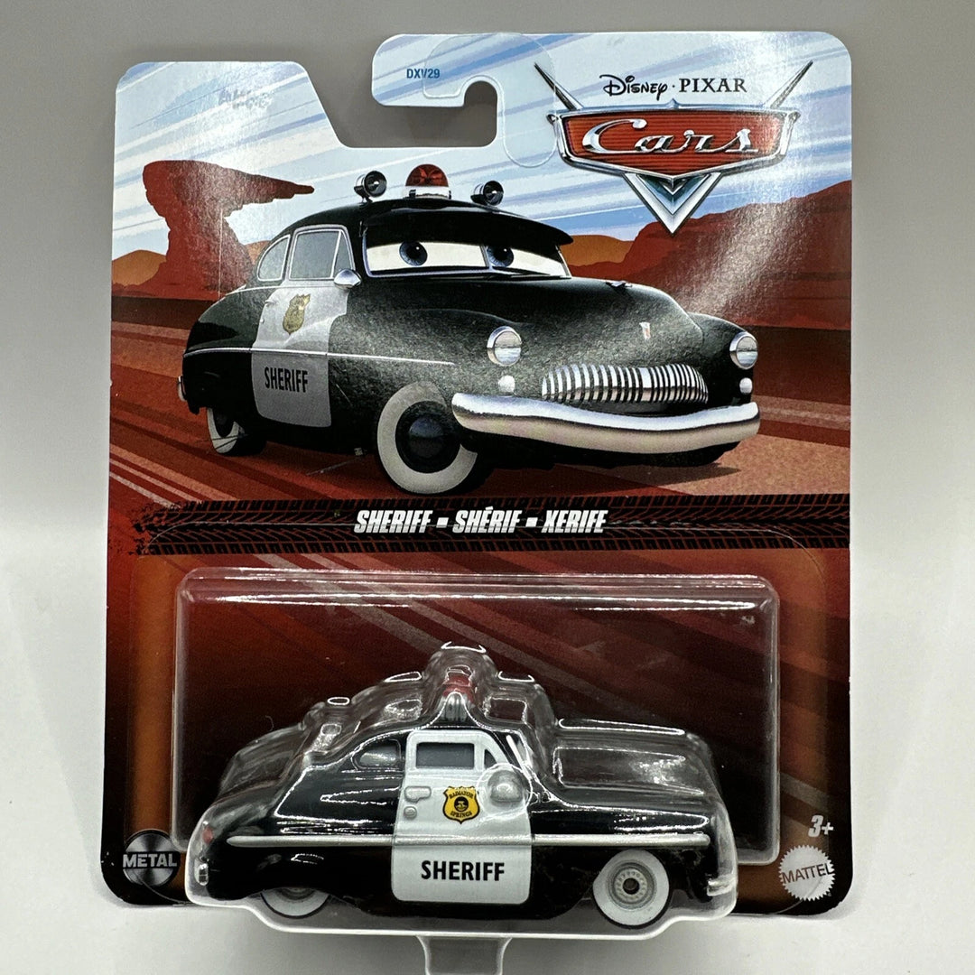 Toy car in packaging with Disney Pixar Cars branding