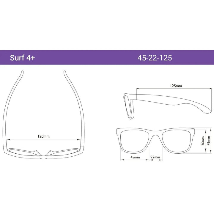 Real Shades Surf Sunglasses for Kids (ages 2+, 4+, 7+)