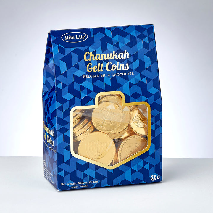 Premium Belgian Milk Chocolate Chanukah Gelt Coins