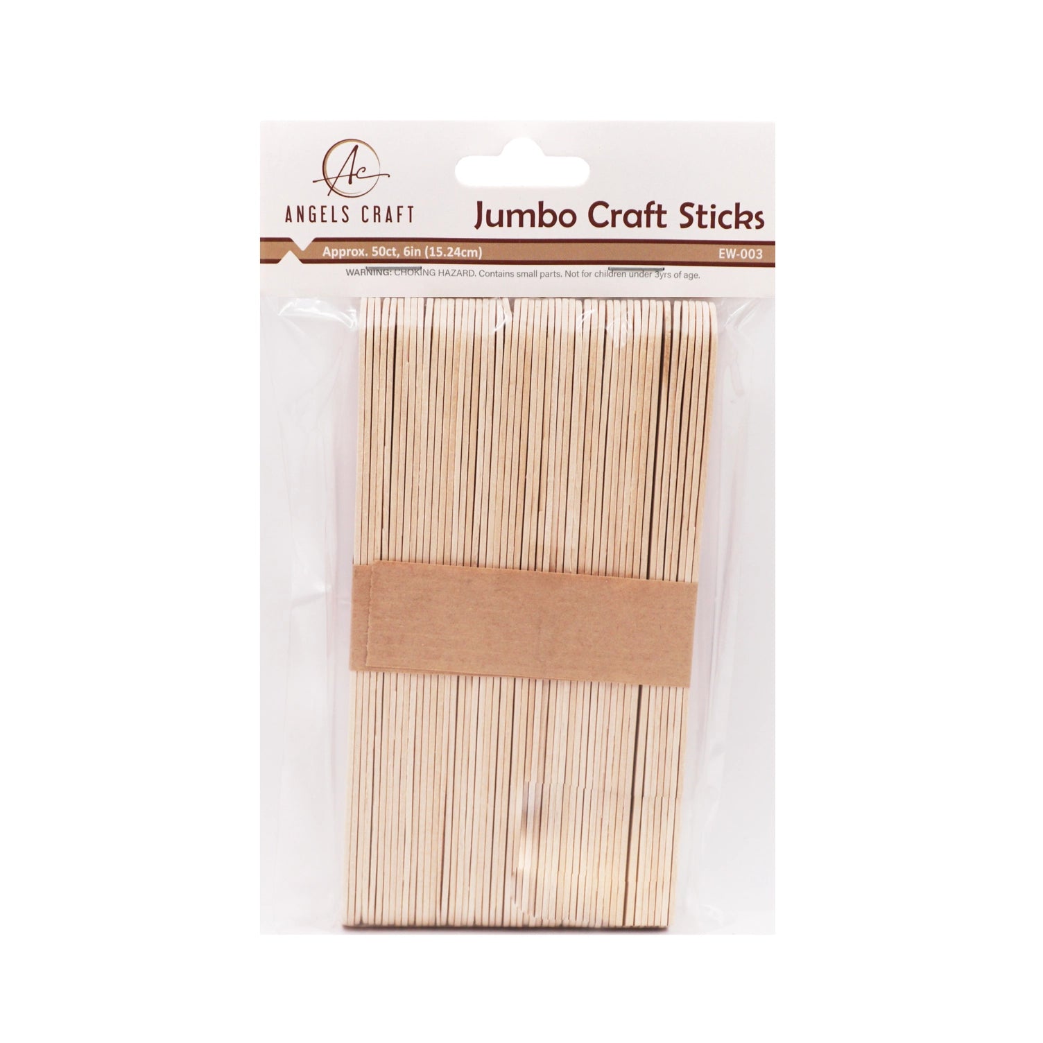 Angels Craft Jumbo Craft Sticks (50 ct)