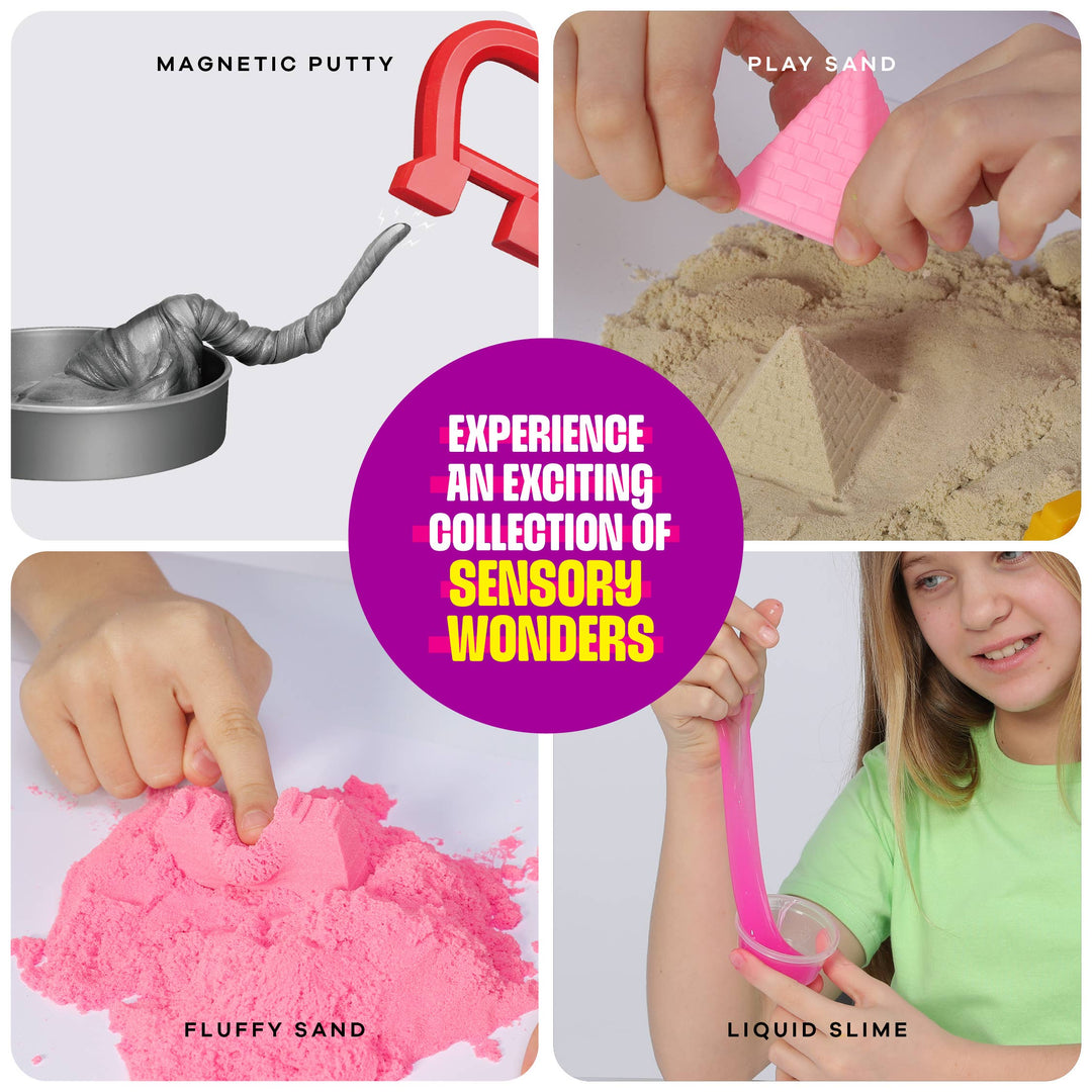 Dan&Darci Slime, Putty & Sand Sensory Science Kit