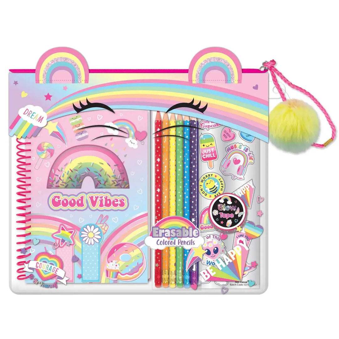 Hot Focus Rainbow Coloring Journal