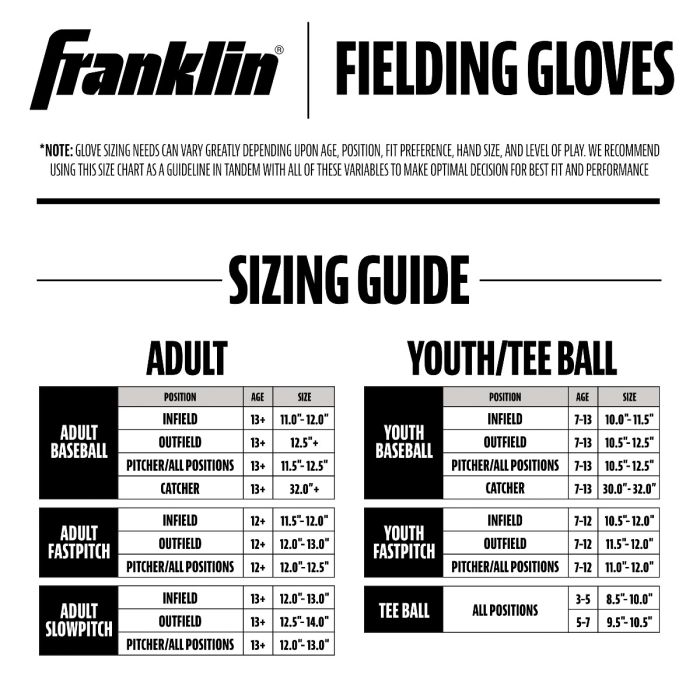 Franklin Field Master - Tan/Black - Fielding Gloves