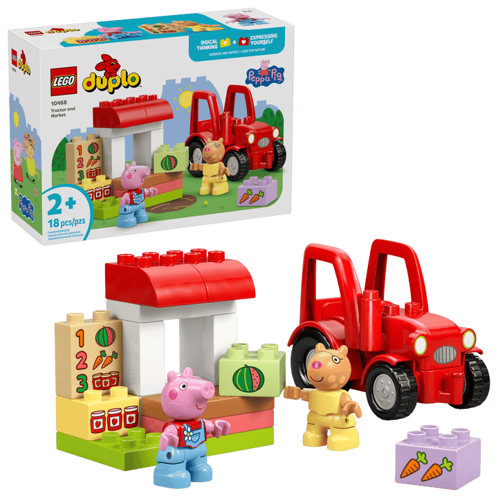 LEGO DUPLO Peppa Pig Tractor and Market (10468)