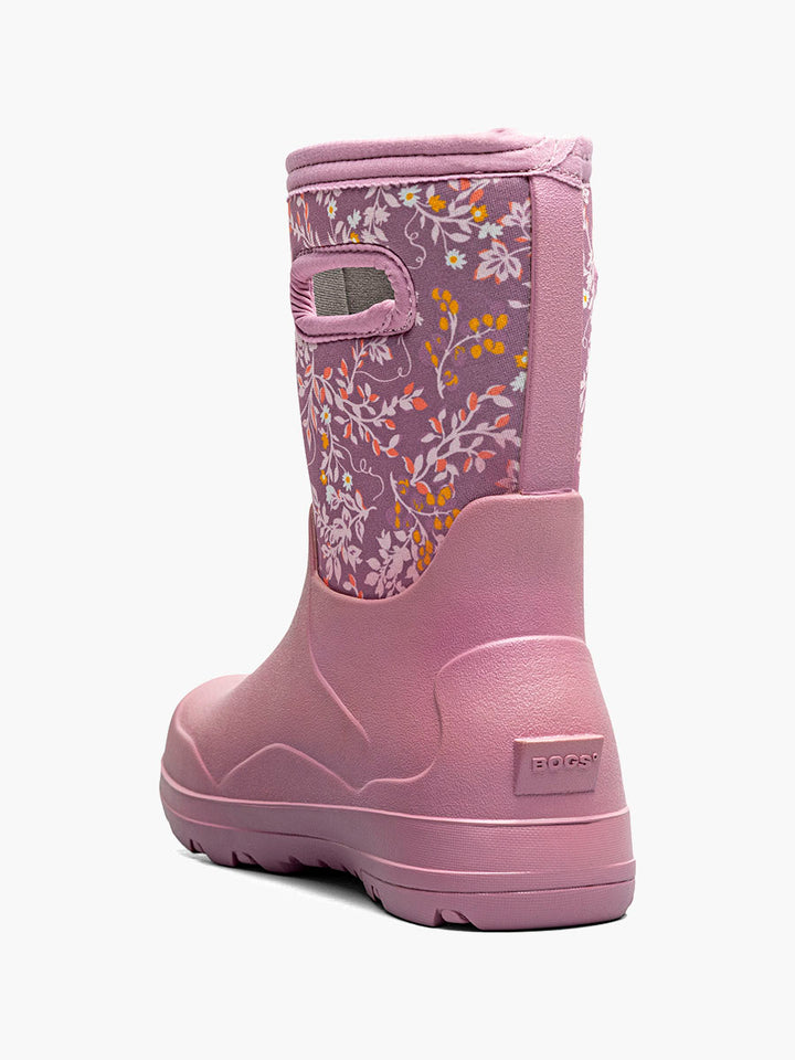 BOGS York Seamless Demure Floral Pink back view