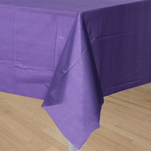 Plastic table cover 54x108in