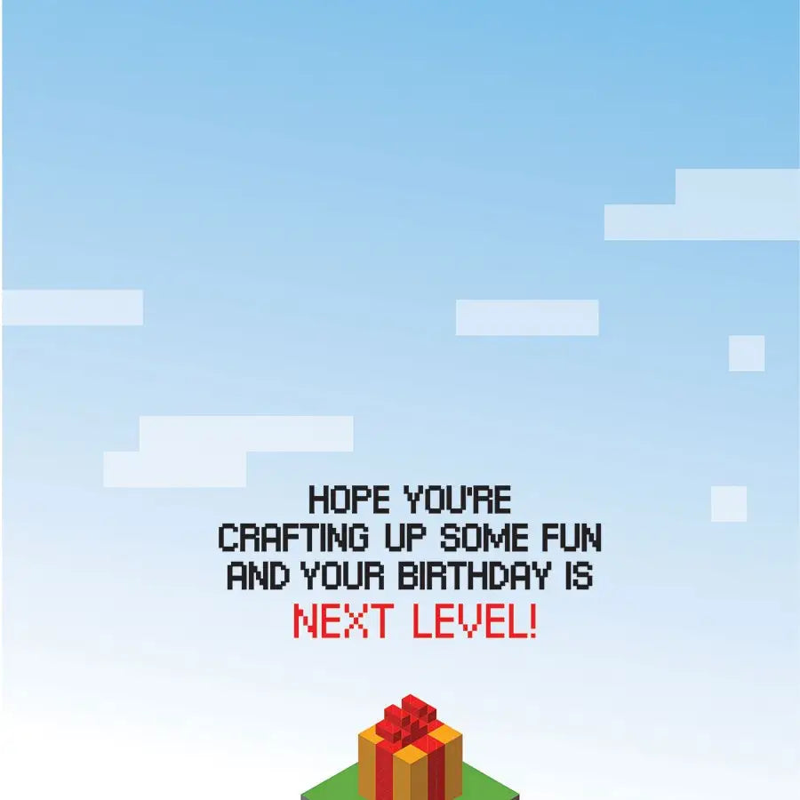 Video Game Happy Birthday Card 5x7