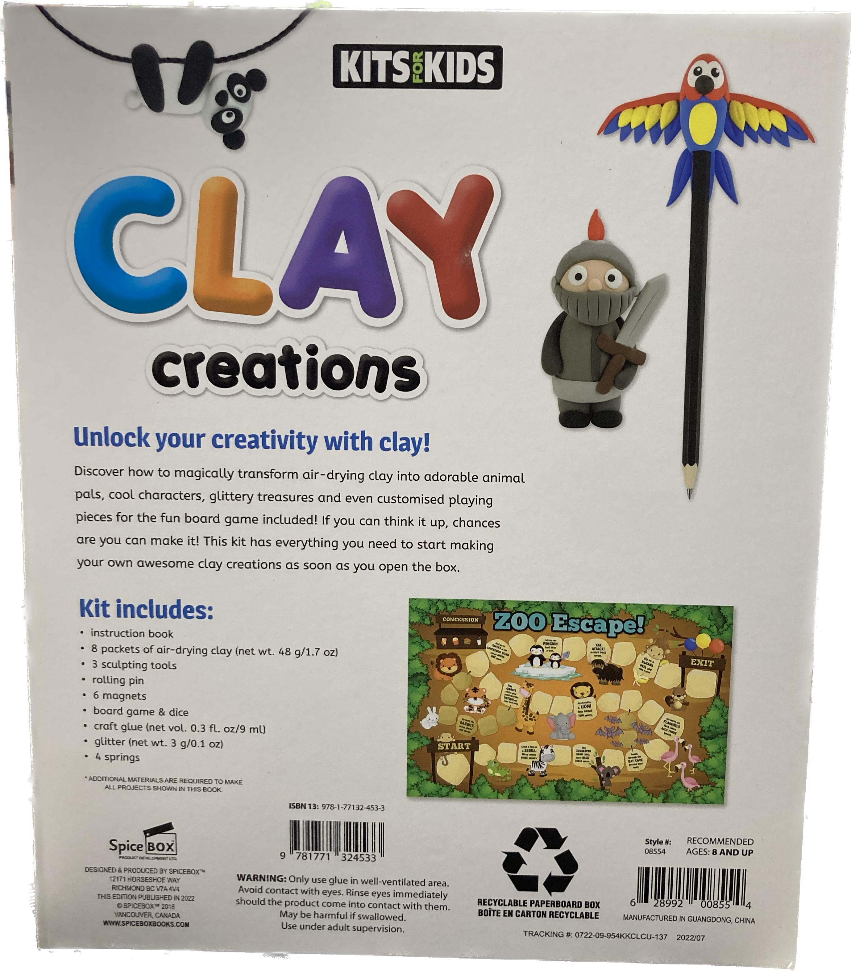 SpiceBox Kits for Kids Clay Creations