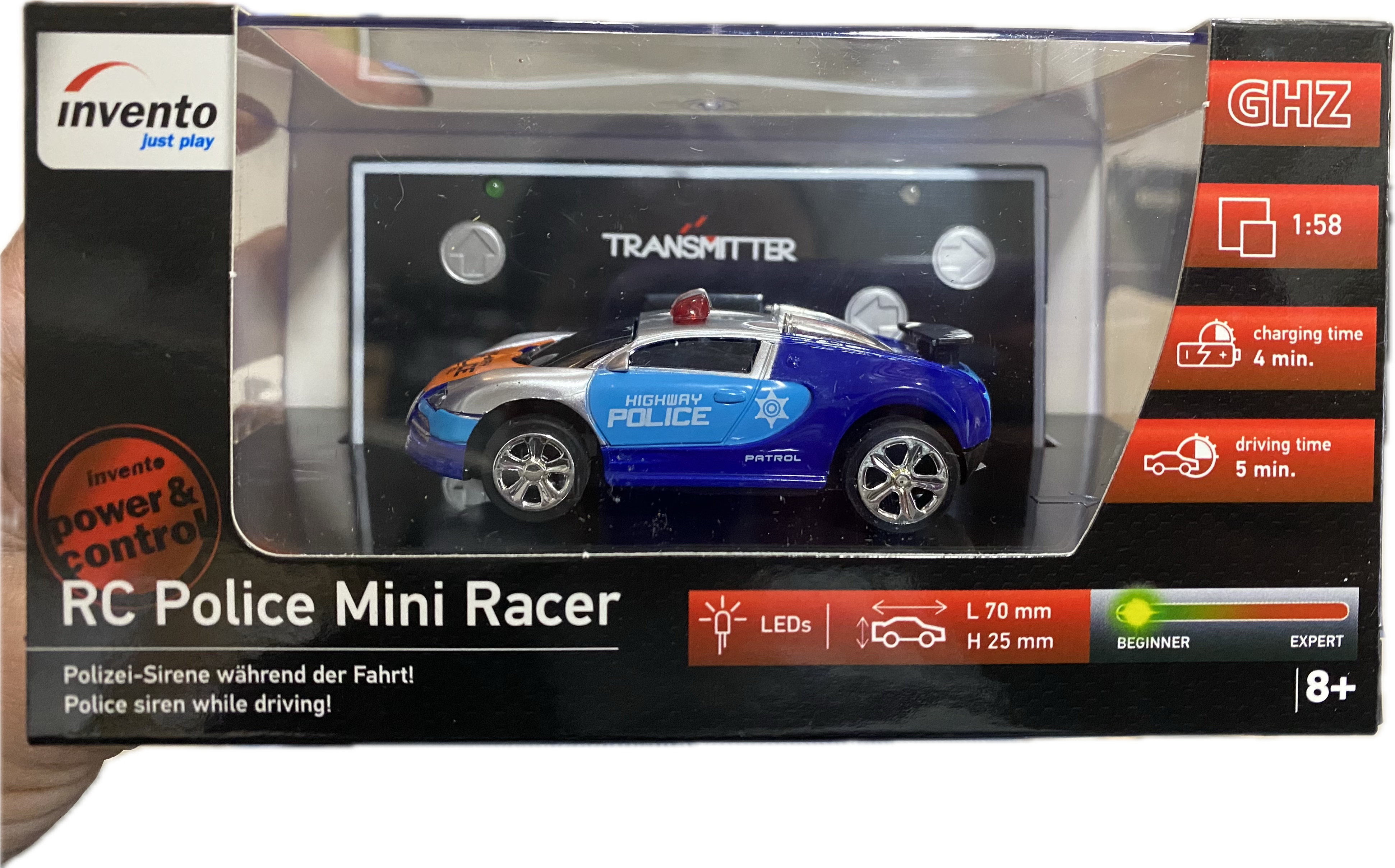 Invento RC Police Mini Racer