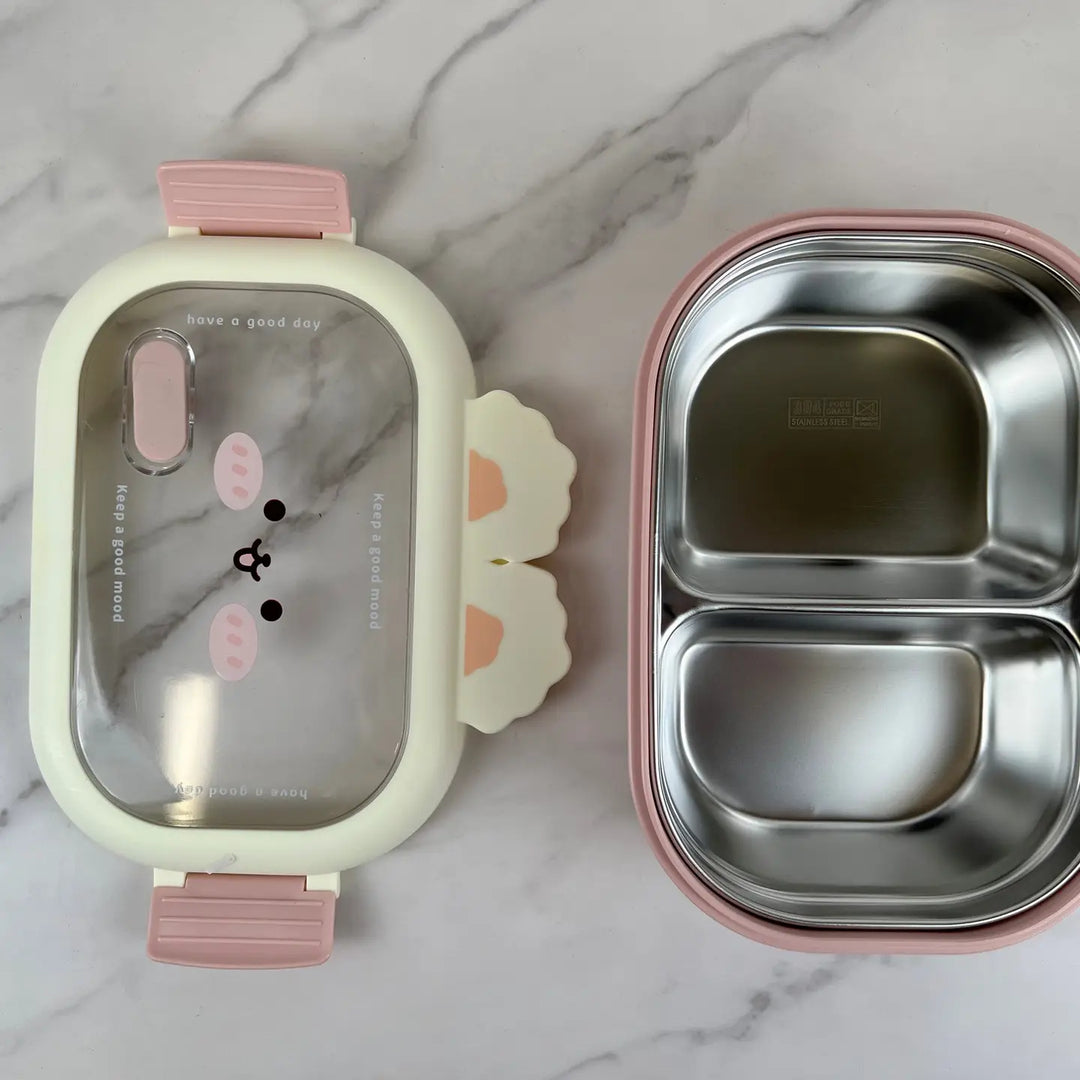 Bento Lunch Box with Stainless Steel Interior Lining (Assorted)
