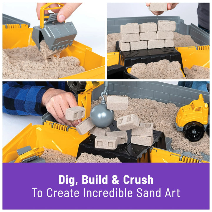 Kinetic Sand - Construction Site Folding Sandbox Playset