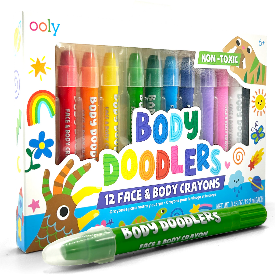 OOLY Body Doodlers Face &amp; Body Crayons - Set of 12