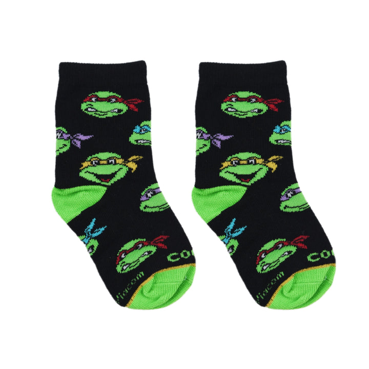 Cool Socks Kids TMNT Heads Socks