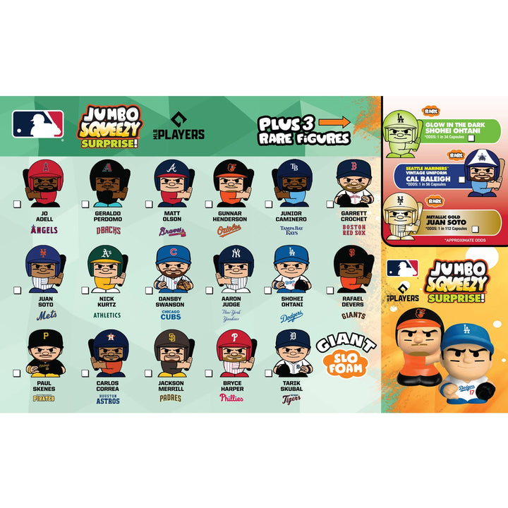 TeenyMates MLB Jumbo Squeezy Surprise Capsule