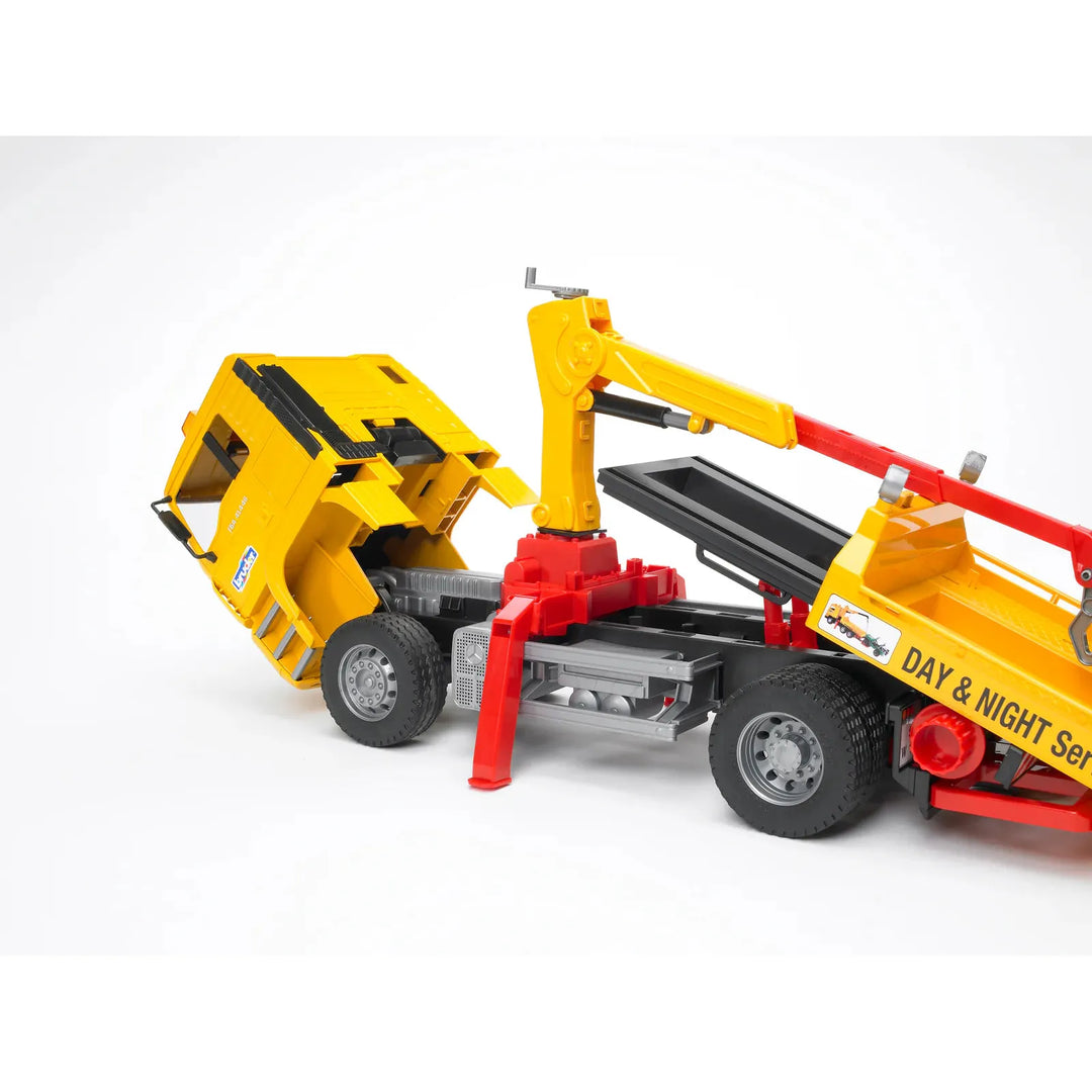 Bruder MAN TGA Tow Truck with Cross-Country Vehicle