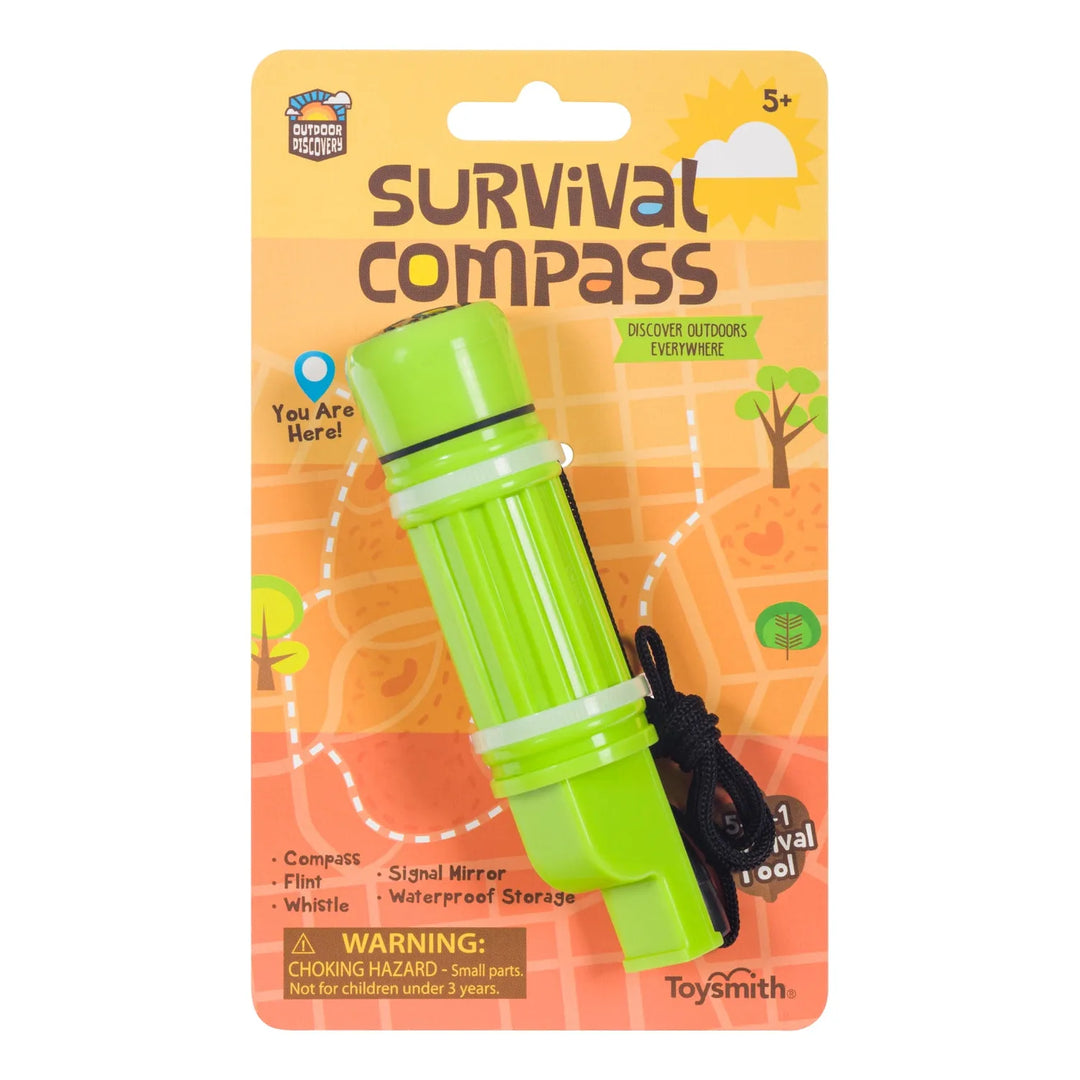 Toysmith Outdoor Discovery Survival Compass - Random Color