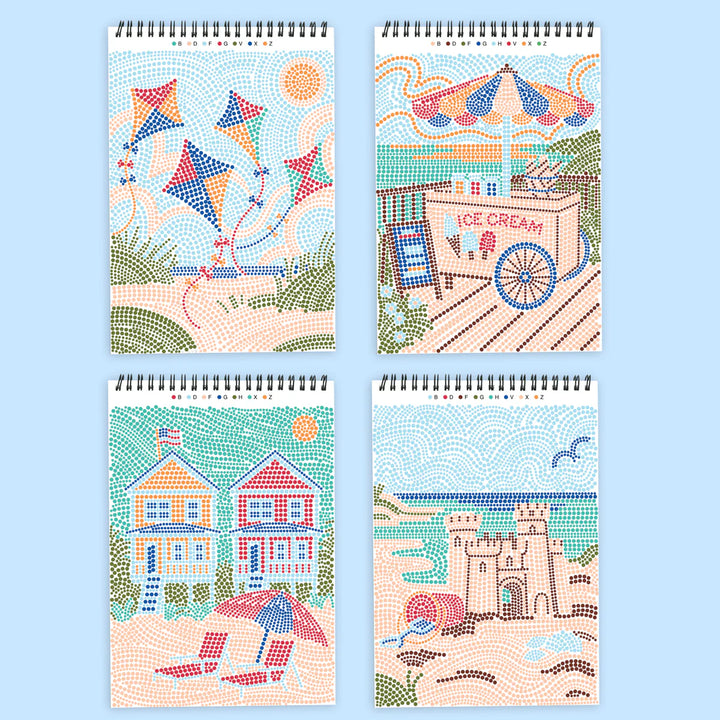 FlowArt® Dot-By-Letter: Day at the Beach