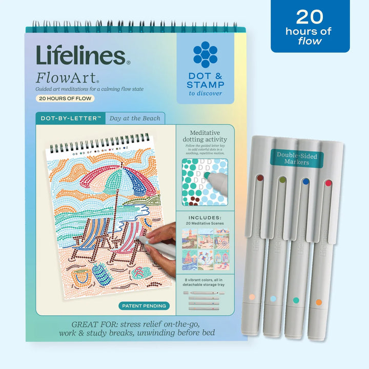 FlowArt® Dot-By-Letter: Day at the Beach