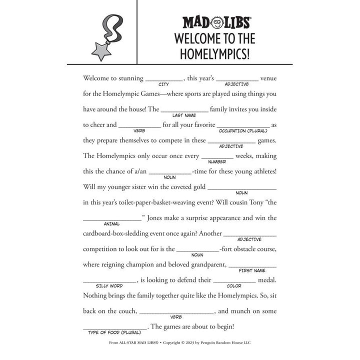 Mad Libs All-Star Mad Libs