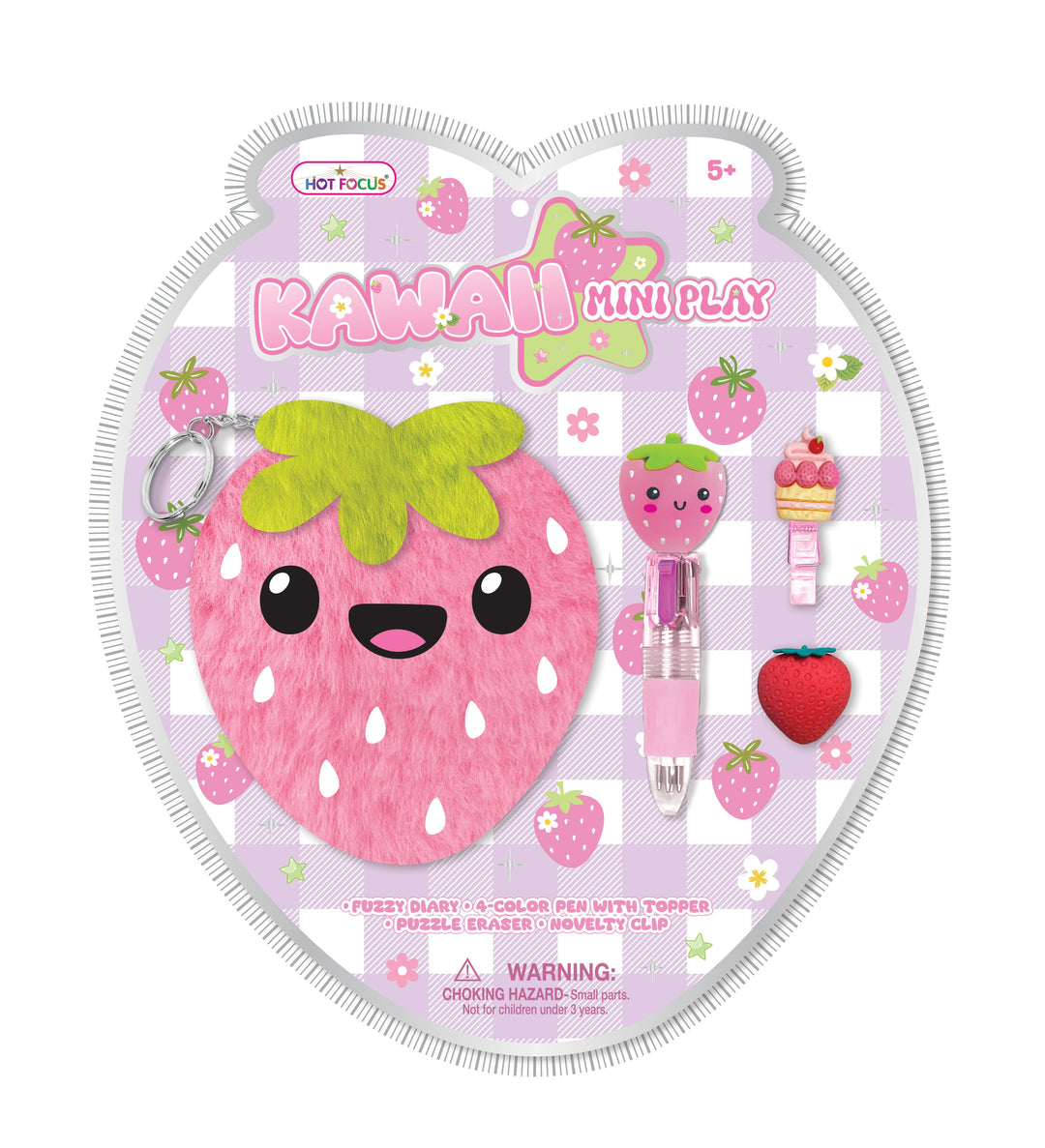 Hot Focus Kawaii Mini Play Strawberry Diary Set 212SB