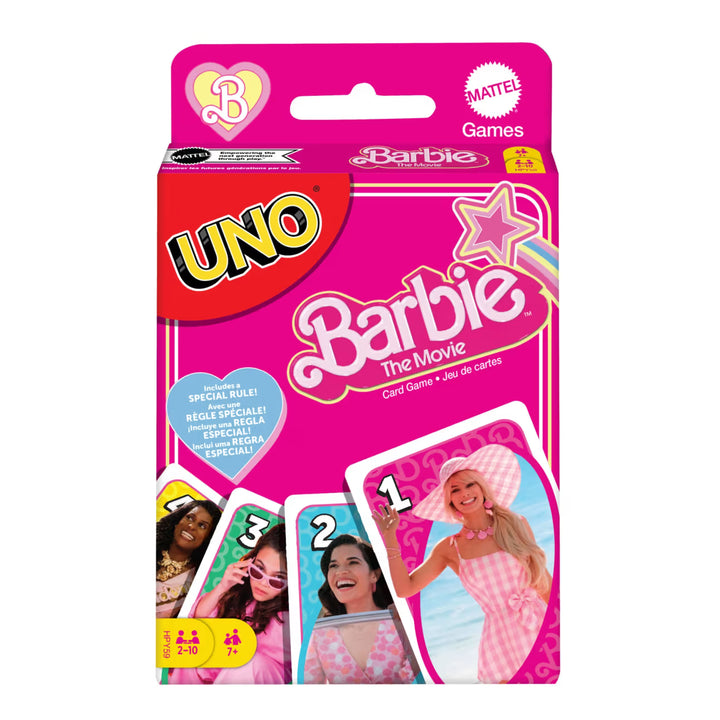 UNO Barbie The Movie Card Game