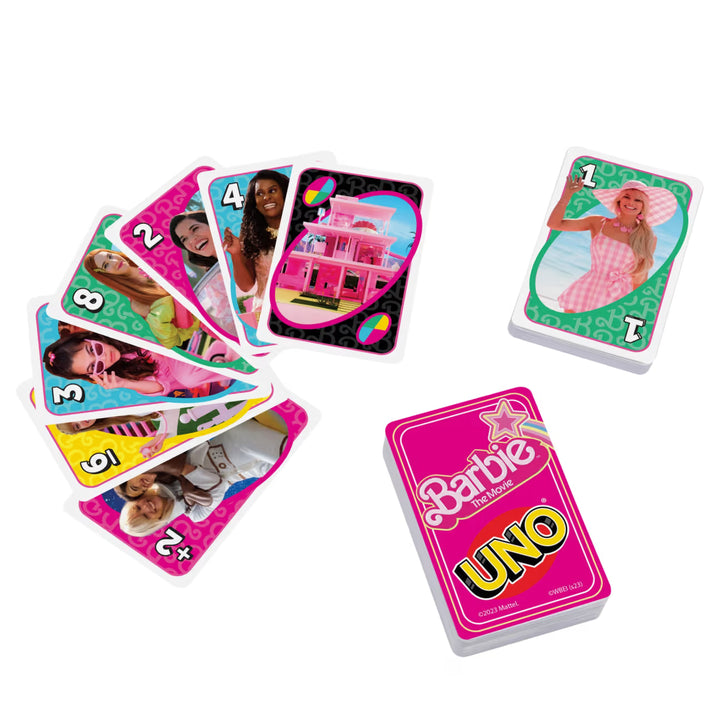 UNO Barbie The Movie Card Game