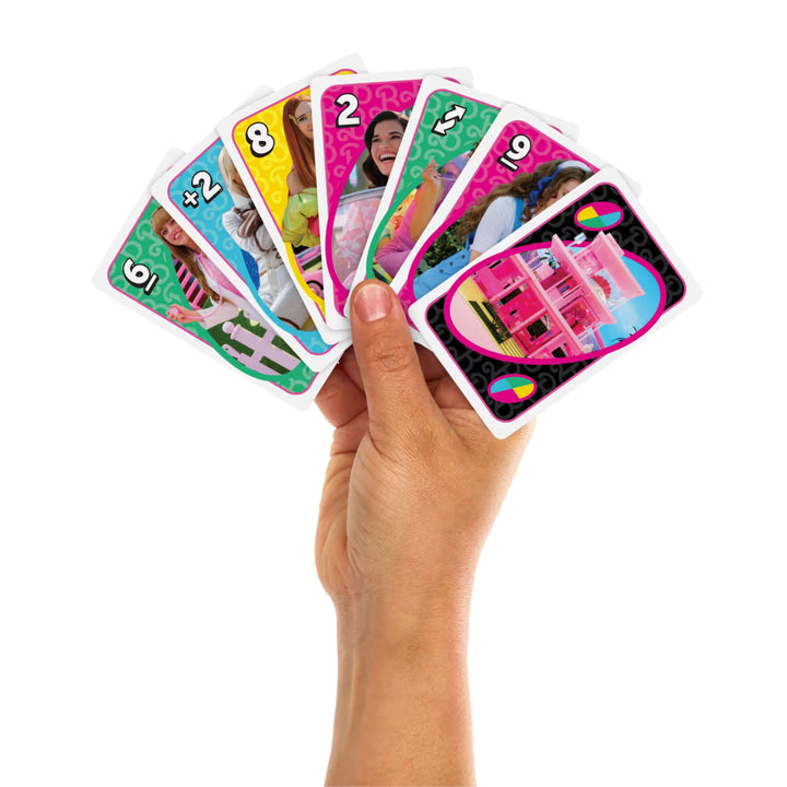 UNO Barbie The Movie Card Game