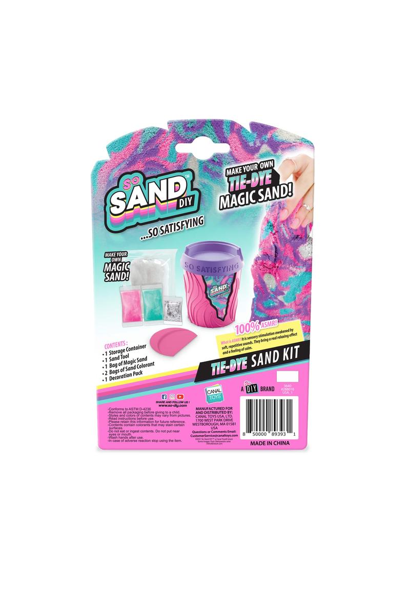 So Sand DIY Blister Single Pack Magic Sand (Tie-Dye Sand & Scented Sand)