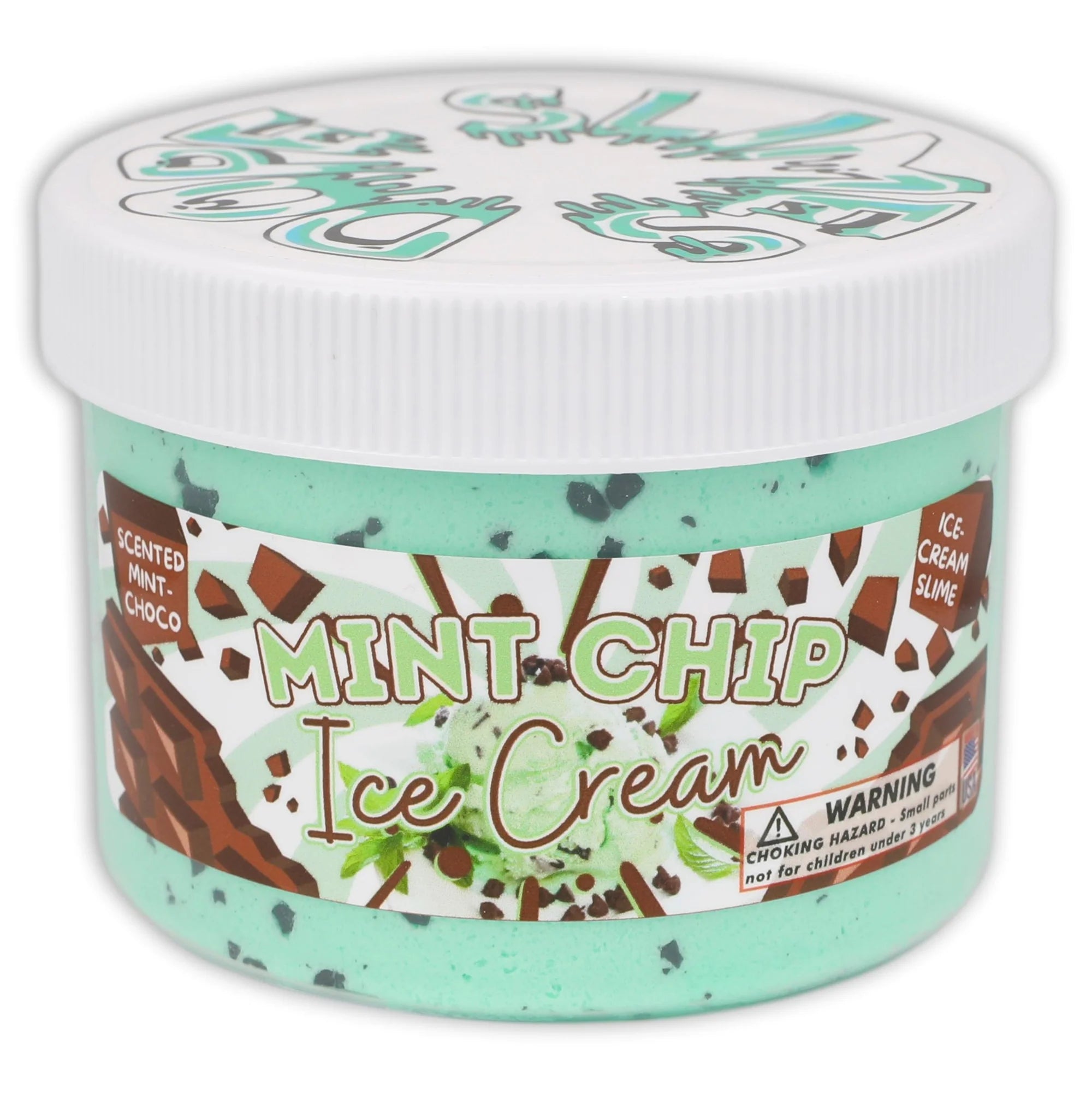 DopeSlimes Mint Chip Ice Cream Slime 8oz